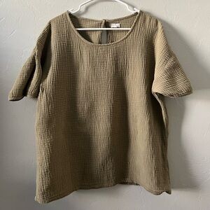 The simple folk women’s muslin top size large